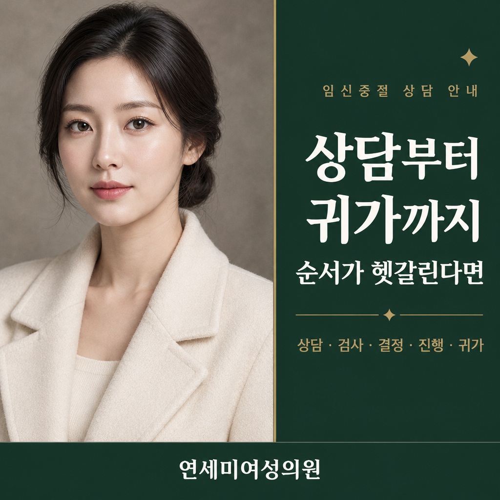 임신중절 상담부터 귀가까지 순서 안내 연세미여성의원 썸네일
